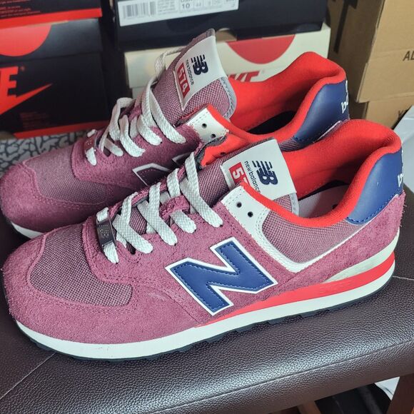 New Balance Other - New Balance 574 U574RX2 Red Blue Men's Size 10 ENCAP Classic Sneakers New